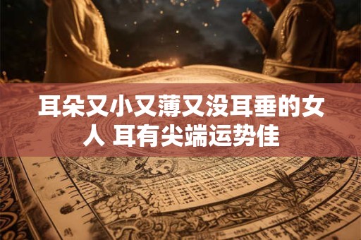 耳朵又小又薄又没耳垂的女人 耳有尖端运势佳