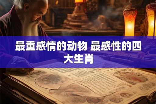 最重感情的动物 最感性的四大生肖