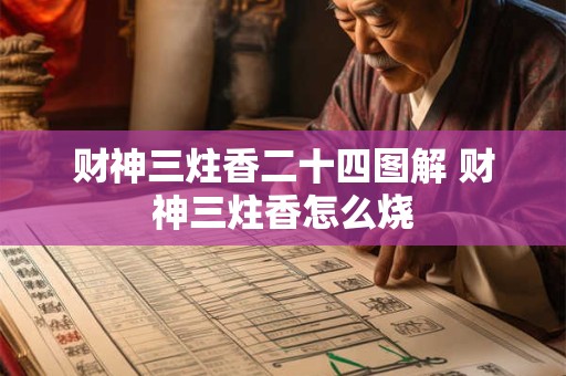 财神三炷香二十四图解 财神三炷香怎么烧 财神三炷香二十四图解 财神三炷香怎么烧