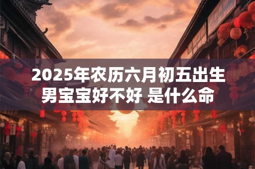 2025年农历六月初五出生男宝宝好不好 是什么命