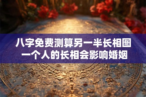 八字免费测算另一半长相图 一个人的长相会影响婚姻吗？