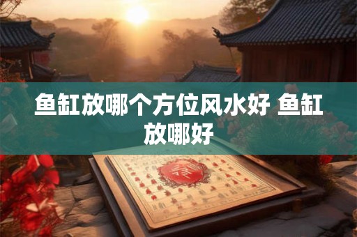 鱼缸放哪个方位风水好 鱼缸放哪好