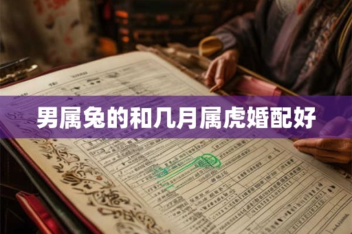 男属兔的和几月属虎婚配好