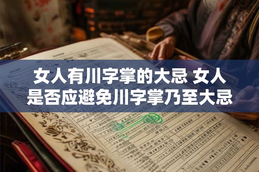 女人有川字掌的大忌 女人是否应避免川字掌乃至大忌