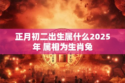 正月初二出生属什么2025年 属相为生肖兔 正月初二出生属什么2025年 属相为生肖兔