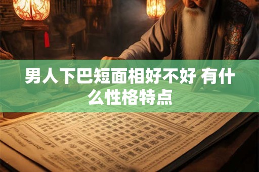 男人下巴短面相好不好 有什么性格特点