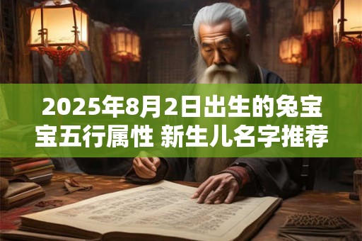 2025年8月2日出生的兔宝宝五行属性 新生儿名字推荐