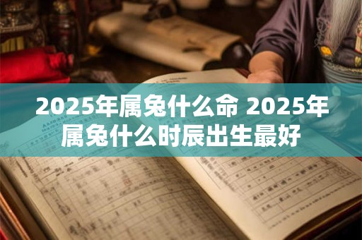 2026年属兔什么命 2026年属兔什么时辰出生最好
