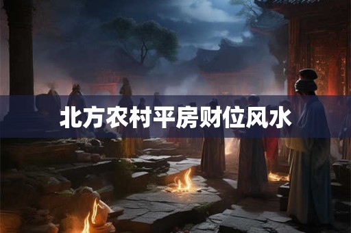 北方农村平房财位风水