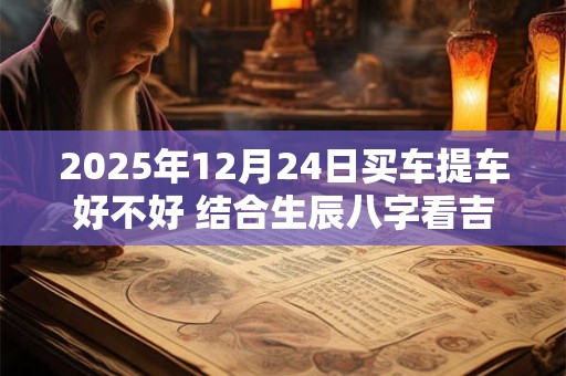 2025年12月24日买车提车好不好 结合生辰八字看吉日
