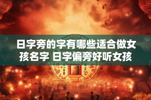 日字旁的字有哪些适合做女孩名字 日字偏旁好听女孩名字