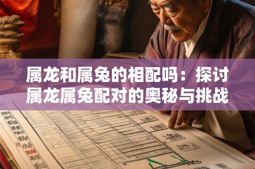 属龙和属兔的相配吗：探讨属龙属兔配对的奥秘与挑战