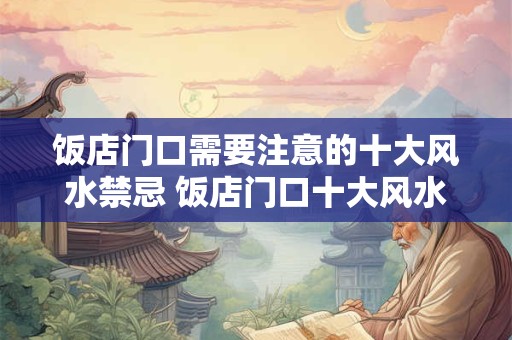 饭店门口需要注意的十大风水禁忌 饭店门口十大风水禁忌你知道吗