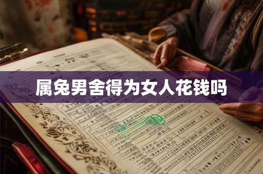 属兔男舍得为女人花钱吗