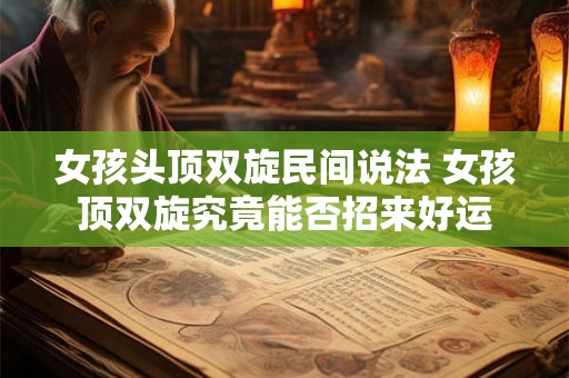 女孩头顶双旋民间说法 女孩顶双旋究竟能否招来好运