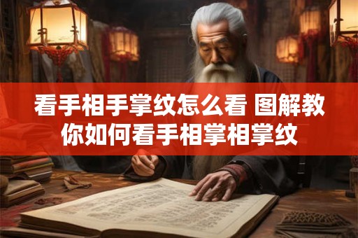 看手相手掌纹怎么看 图解教你如何看手相掌相掌纹
