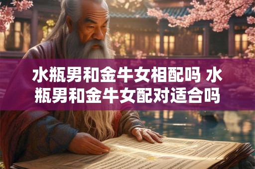 水瓶男和金牛女相配吗 水瓶男和金牛女配对适合吗