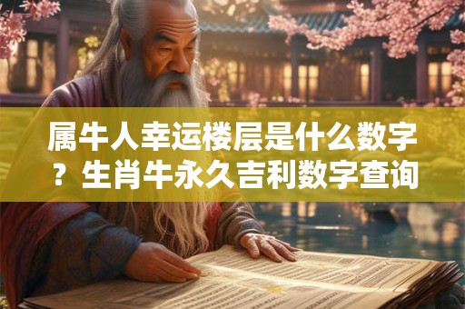 属牛人幸运楼层是什么数字？生肖牛永久吉利数字查询