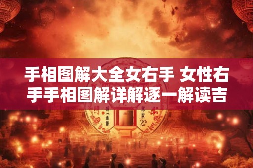 手相图解大全女右手 女性右手手相图解详解逐一解读吉凶寓意