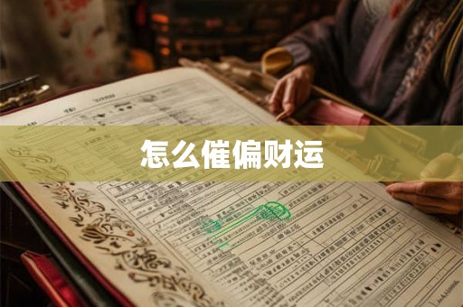 怎么催偏财运
