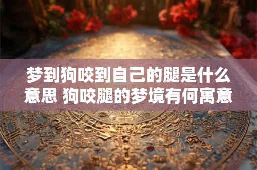 梦到狗咬到自己的腿是什么意思 狗咬腿的梦境有何寓意