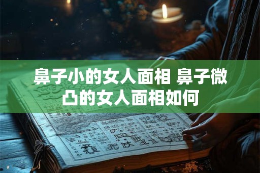 鼻子小的女人面相 鼻子微凸的女人面相如何