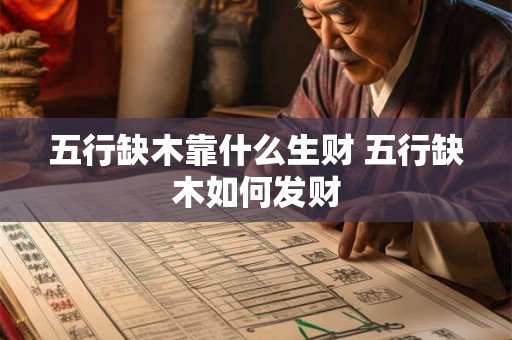 五行缺木靠什么生财 五行缺木如何发财
