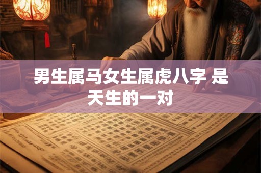 男生属马女生属虎八字 是天生的一对