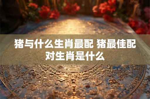 详细阅读:猪与什么生肖最配 猪最佳配对生肖是什么 猪与什么生肖最配 猪最佳配对生肖是什么