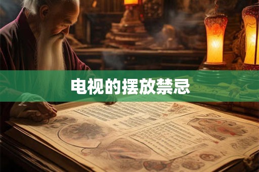 电视的摆放禁忌