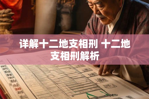 详解十二地支相刑 十二地支相刑解析
