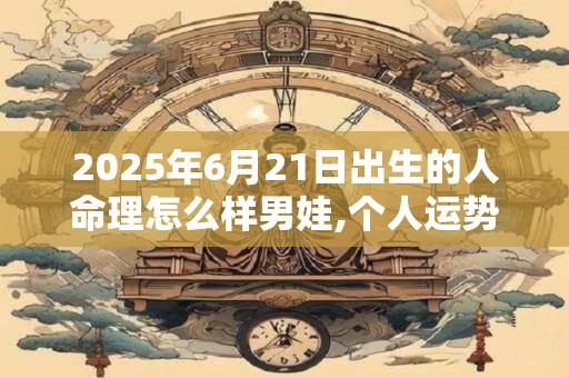 2025年6月21日出生的人命理怎么样男娃,个人运势好不好