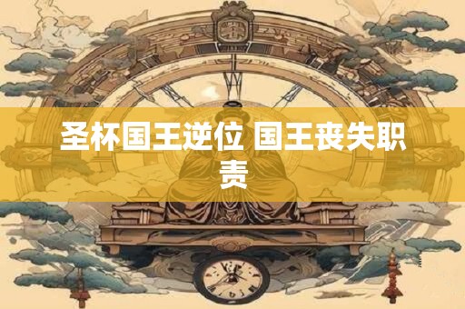 圣杯国王逆位 国王丧失职责