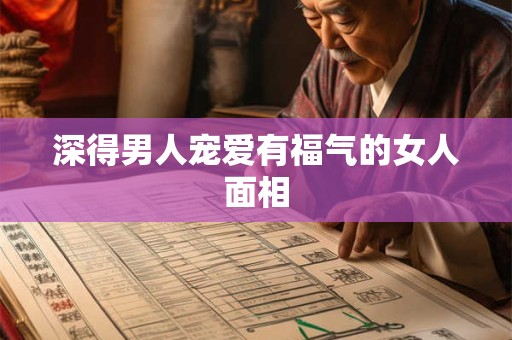 深得男人宠爱有福气的女人面相