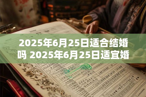 2025年6月25日适合结婚吗 2025年6月25日适宜婚姻吗