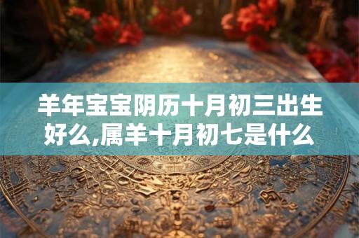 羊年宝宝阴历十月初三出生好么,属羊十月初七是什么命