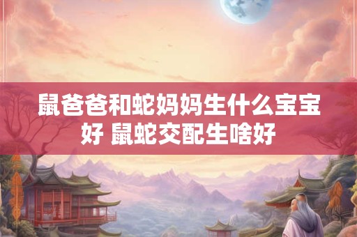 鼠爸爸和蛇妈妈生什么宝宝好 鼠蛇交配生啥好