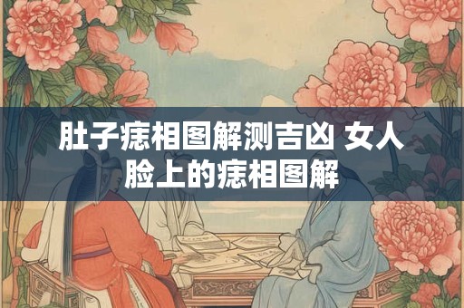 肚子痣相图解测吉凶 女人脸上的痣相图解
