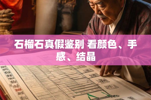 石榴石真假鉴别 看颜色、手感、结晶