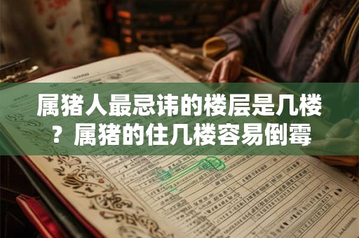 属猪人最忌讳的楼层是几楼？属猪的住几楼容易倒霉