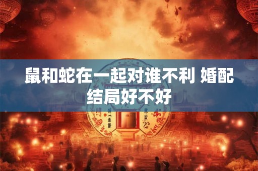 鼠和蛇在一起对谁不利 婚配结局好不好