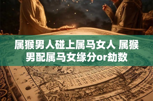 属猴男人碰上属马女人 属猴男配属马女缘分or劫数