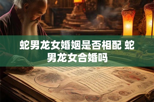 蛇男龙女婚姻是否相配 蛇男龙女合婚吗