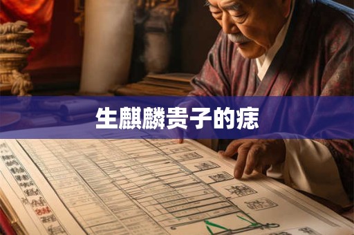 生麒麟贵子的痣