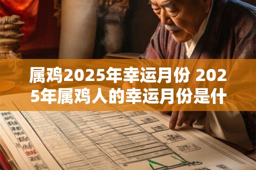 属鸡2025年幸运月份 2025年属鸡人的幸运月份是什么