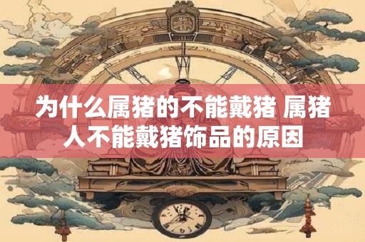 为什么属猪的不能戴猪 属猪人不能戴猪饰品的原因