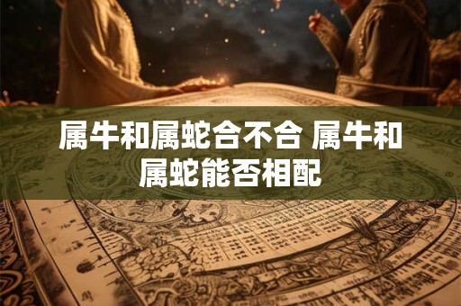 属牛和属蛇合不合 属牛和属蛇能否相配