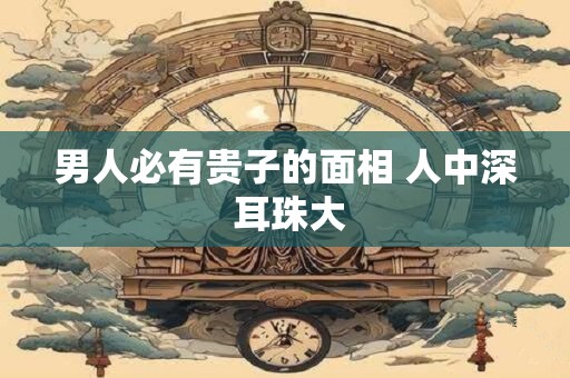 男人必有贵子的面相 人中深 耳珠大