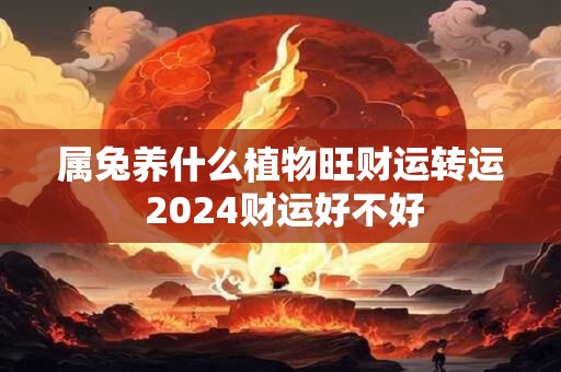 属兔养什么植物旺财运转运 2024财运好不好