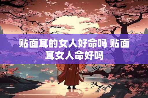 贴面耳的女人好命吗 贴面耳女人命好吗